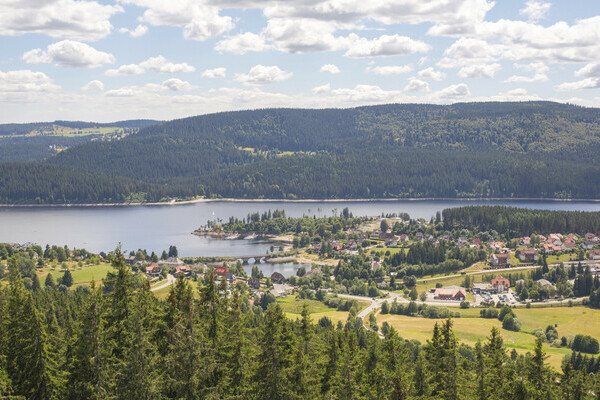 Blick auf Schluchsee vom Riesenbühlturm Bildnachweis: Hochschwarzwald Tourismus GmbH Blick auf Schluchsee vom Riesenbühlturm Bildnachweis: Hochschwarzwald Tourismus GmbH